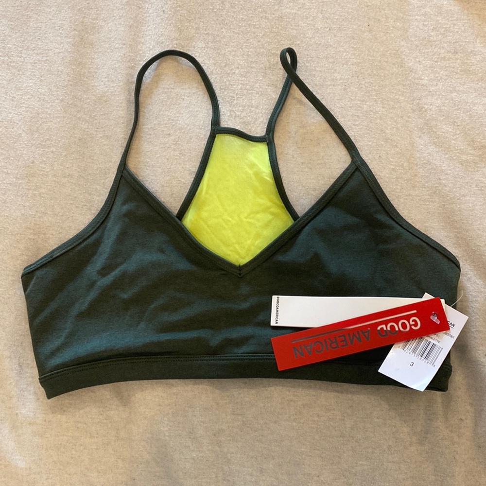 NWT Good American sports bra